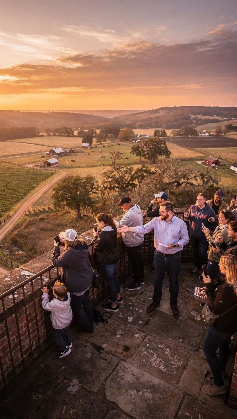 Дегустация местных продуктов и блюд на открытом воздухе.